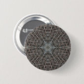 Metallic Metal Mesh Ronde Button 5,7 Cm (Voorkant /achterkant)