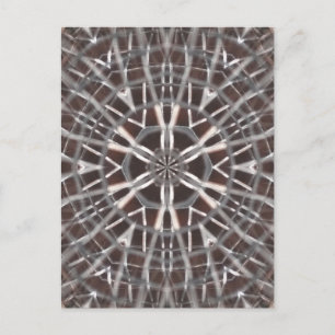 Metallic Metal Mesh Silver Briefkaart