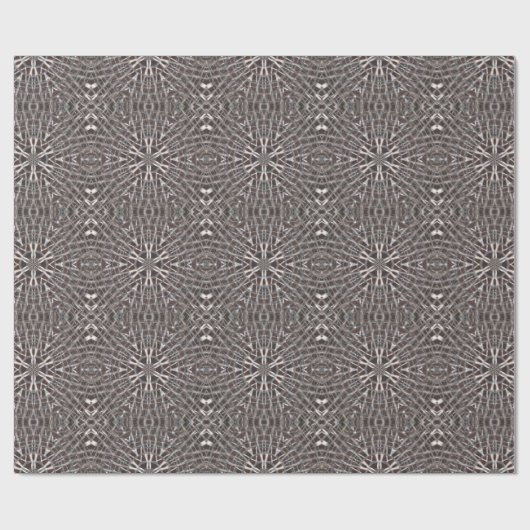 Metallic Metal Mesh Silver Cadeaupapier (Vlak)