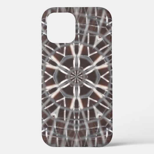 Metallic Metal Mesh Silver Case-Mate iPhone Case (Achterkant)
