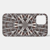 Metallic Metal Mesh Silver Case-Mate iPhone Case (Achterkant (horizontaal))