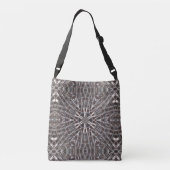 Metallic Metal Mesh Silver Crossbody Tas (Achterkant)