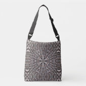 Metallic Metal Mesh Silver Crossbody Tas (Voorkant)