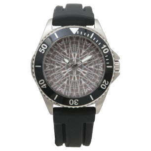 Metallic Metal Mesh Silver Horloge