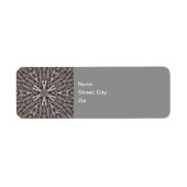 Metallic Metal Mesh Silver Label (Voorkant)