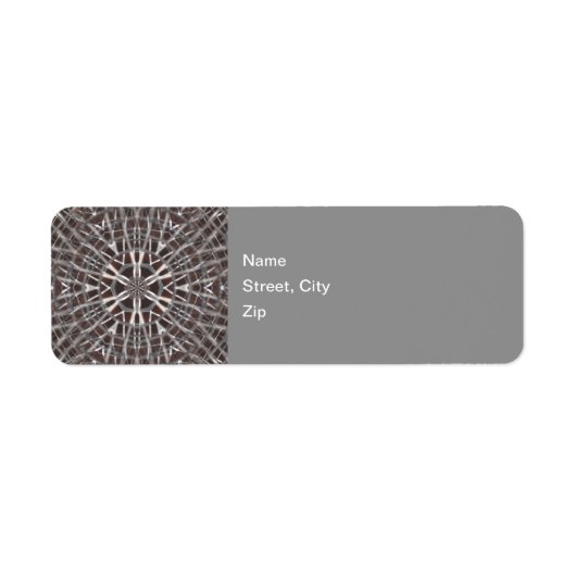 Metallic Metal Mesh Silver Label (Voorkant)