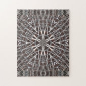 Metallic Metal Mesh Silver Legpuzzel (Verticaal)
