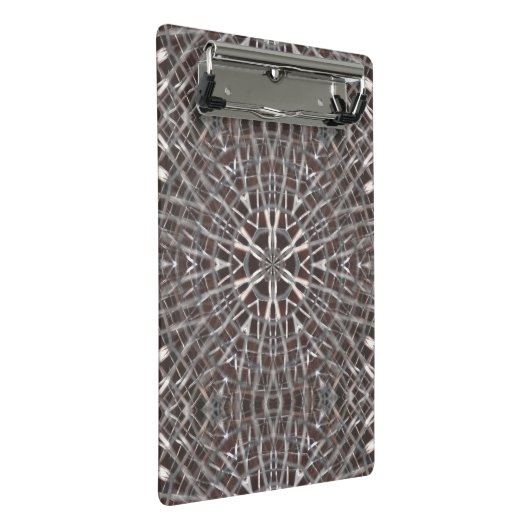 Metallic Metal Mesh Silver Mini Klembord (Schuin)