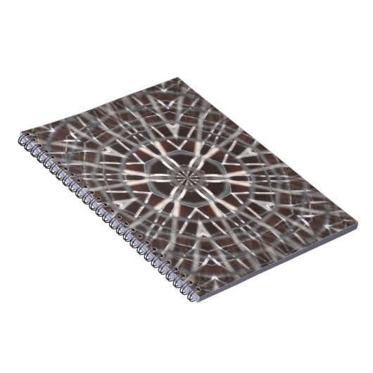 Metallic Metal Mesh Silver Notitieboek (Rechterzijde)