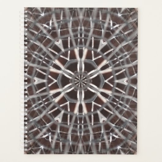 Metallic Metal Mesh Silver Planner (Voorkant)