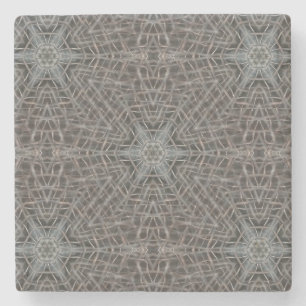 Metallic Metal Mesh Stenen Onderzetter