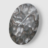 Metallic Meteorite Rock Pattern Grote Klok (Hoek)