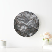 Metallic Meteorite Rock Pattern Grote Klok (Huis)