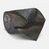 Metallic Meteorite Rock Pattern Stropdas (Opgerold)