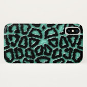 Metallic Mint Green Giraffe Case-Mate iPhone Case (Achterkant (horizontaal))