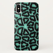 Metallic Mint Green Giraffe Case-Mate iPhone Case (Achterkant)