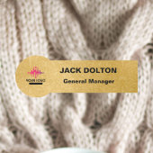  Metallic Naam Tag voor Personeelsleden