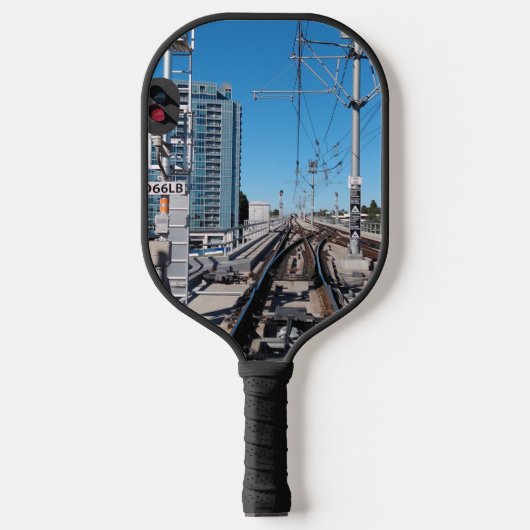 Metallic Nature Cityscape 1 Pickleball Paddle (Voorkant)