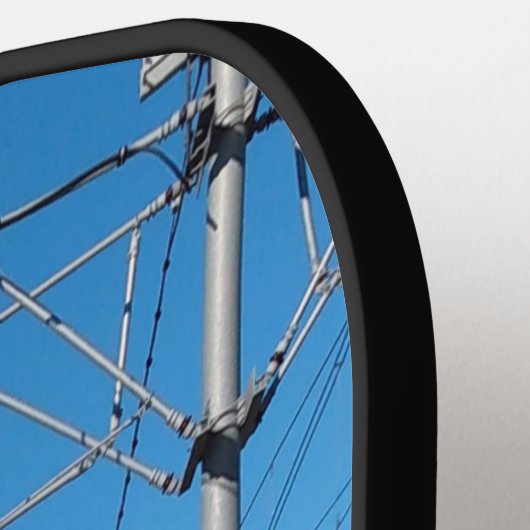 Metallic Nature Cityscape 1 Pickleball Paddle (Links Detail)