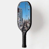Metallic Nature Cityscape 1 Pickleball Paddle (Links)