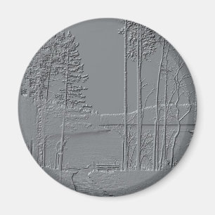 "Metallic" natuur magneet