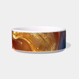 Metallic Oil Slick Pet Bowl Voerbakje