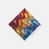 Metallic olie gelikt papier servet (Hoek)