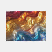 Metallic olie glad fleece deken (Voorkant (Horizontaal))