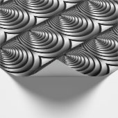 Metallic optische illusie cadeaupapier (Hoek)