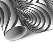 Metallic optische illusie cadeaupapier (Rol Hoek)