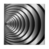 Metallic optische illusie tegeltje (Voorkant)