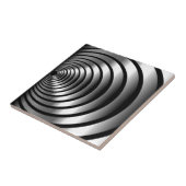 Metallic optische illusie tegeltje (Zijkant)