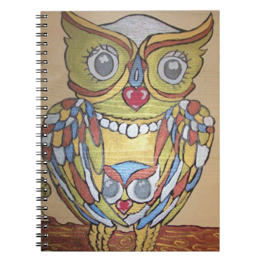Metallic Owl Notitieboek (Voorkant)