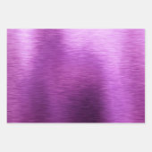 Metallic Paarse Berry Shades Dot Kerstmis Inpakpapier Vel (Voorkant)