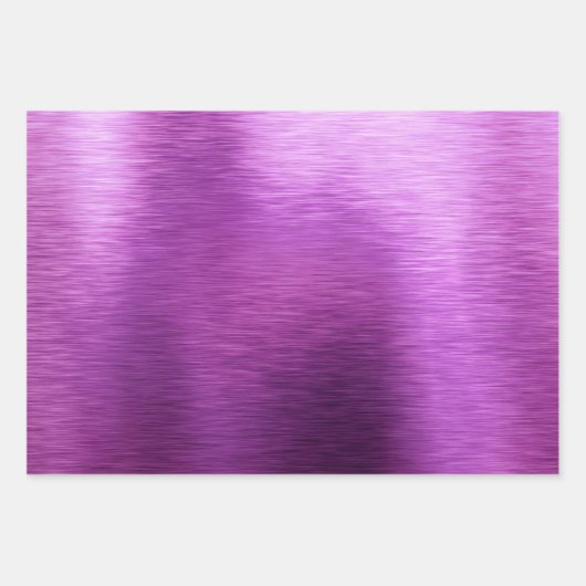 Metallic Paarse Berry Shades Dot Kerstmis Inpakpapier Vel (Voorkant)