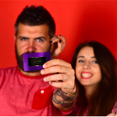 Metallic Paarse Plum Black Champaign Lijst Vip Visitekaartje