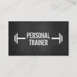 Metallic Personal Trainer Visitekaartje