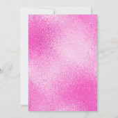 METALLIC PINK BLACK & GOLD EMBOSSED BIRTHDAAG KAART (Achterkant)