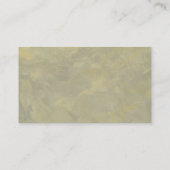 Metallic Plaster Interior Designer Branding Visitekaartje (Achterkant)