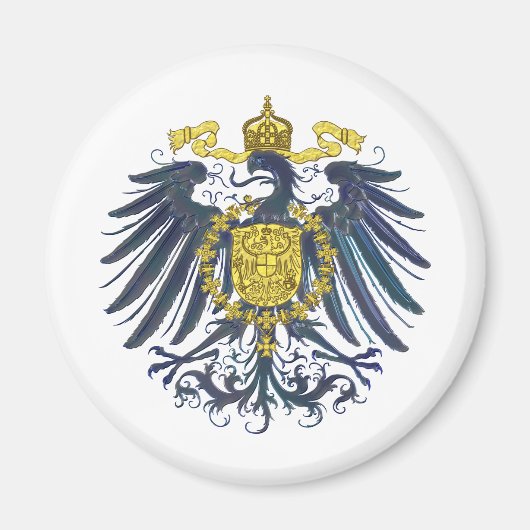 Metallic Preussian Eagle Magneet (Voorkant)