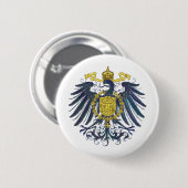 Metallic Preussian Eagle Ronde Button 5,7 Cm (Voorkant /achterkant)