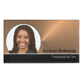 Metallic Professional Copper Flare - Aangepaste fo Naambadge (Voorkant)