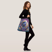 Metallic purples Teals Blues Gold Crossbody Tas (Op model)