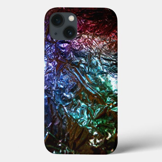 Metallic Rainbow Folie Effect Case-Mate iPhone Case (Achterkant)