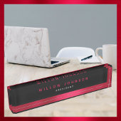 Metallic Red Classy Executive Business Gift Naambordje