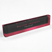 Metallic Red Classy Executive Business Gift Naambordje