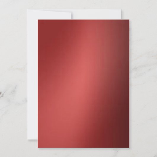 Metallic Red Dove Heilige Communauteit of Bevestig Kaart (Achterkant)