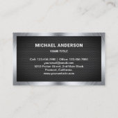 Metallic Red Mesh Handyman Auto Repair Mechanic Visitekaartje (Achterkant)