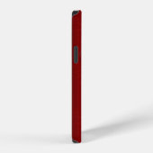 Metallic Red Pensed Aluminium & Dark Red Lace iPhone Hoesje (Rechterkant)