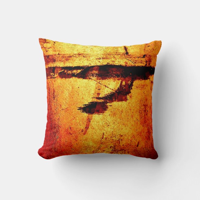 "Metallic Red Stain" JTG Art Pillow Kussen (Voorkant)